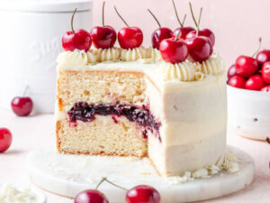 White Forest Cake
