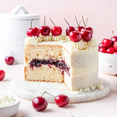 White Forest Cake